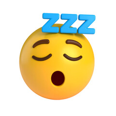 Sleepy Emoji: The quintessential sleepy emoji, with closed eyes and the iconic "Zzz" above, represents rest, exhaustion, or simply a good night's sleep.
