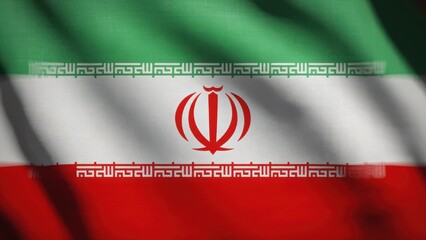 Waving in the gentle breeze, the flag of Iran represents the rich history and vibrant culture of the nation, standing tall against a backdrop of unity and resilience among its people