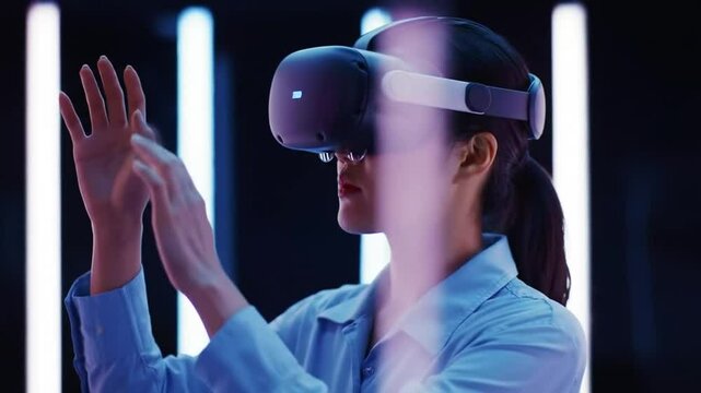 Immersive virtual reality experience with cutting edge head mounted display