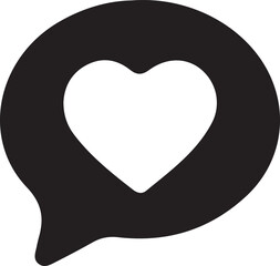 Bubble Chat with Heart