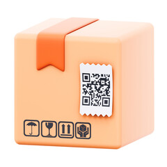 box package 3d illustration