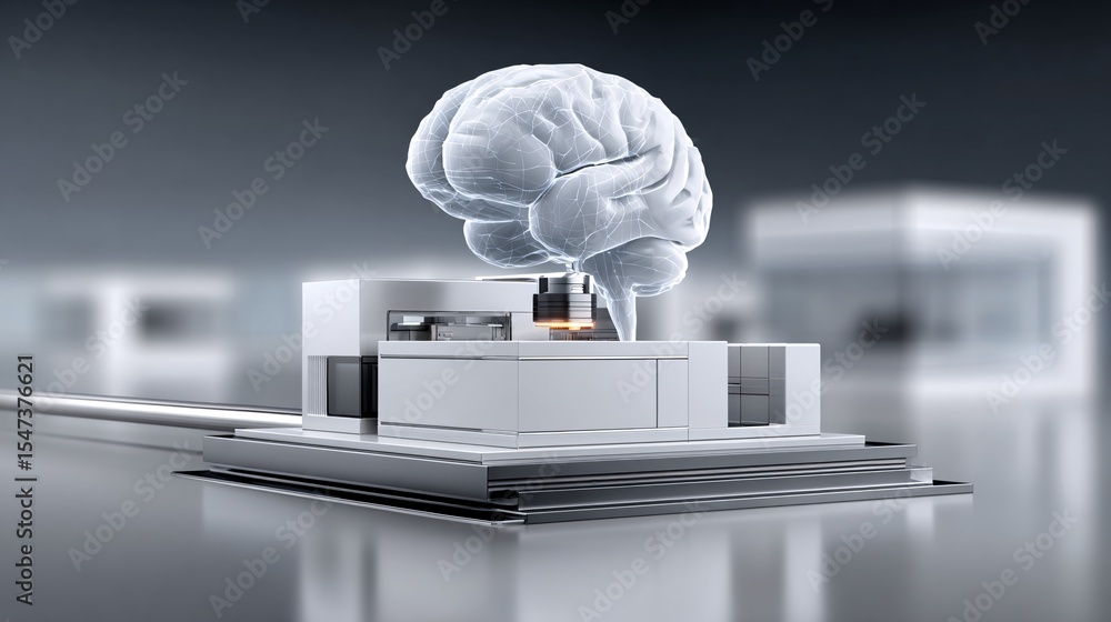 Poster the fusion of generative ai with ai intelligence captured in a documentary photography style, showca