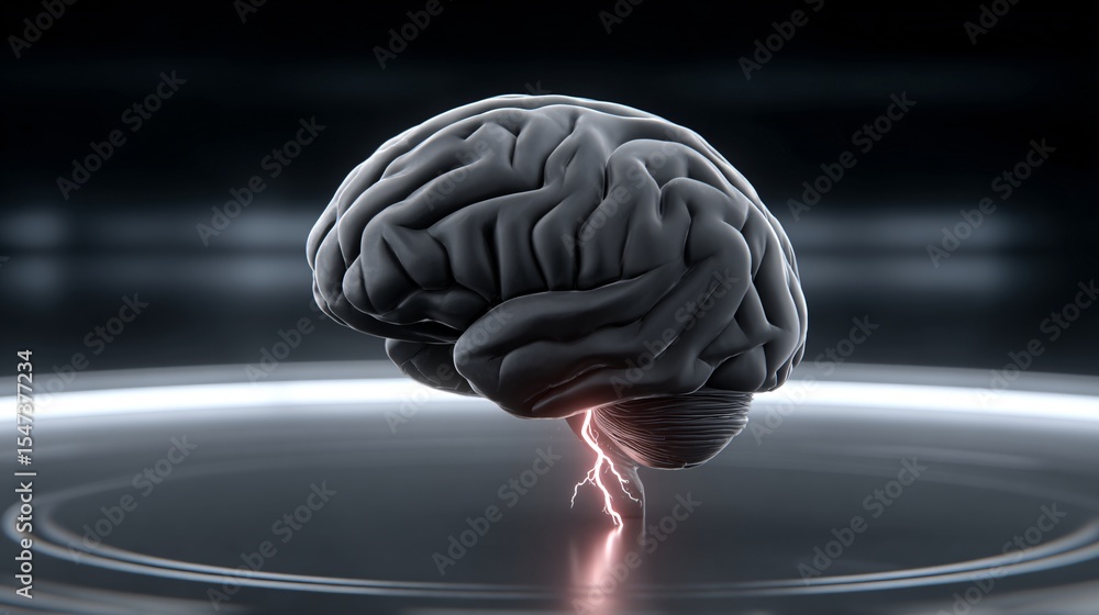Poster the fusion of generative ai with ai intelligence captured in a magazine photography style, emphasizi