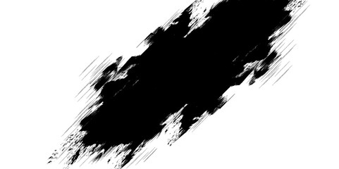 Creative Grunge Brush Stroke Vector Design – Ink Splash Background.