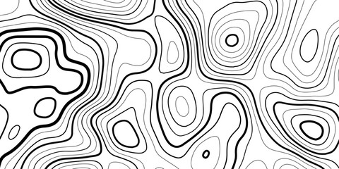 Abstract Topographic Map Line Art Background for Modern Geometric Design.