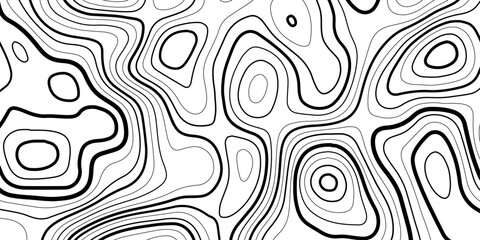Obraz premium Minimal Contour Line Background – Topographic Art for Mapping Concepts.