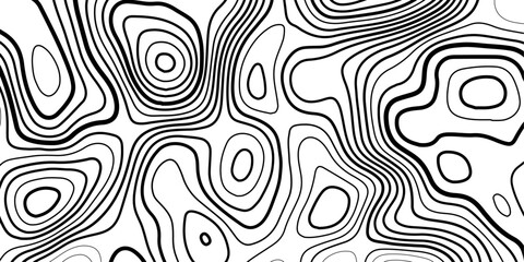 Geometric Topographic Line Pattern – Modern Minimalist Mapping Texture.