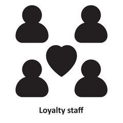 Loyalty staff Vector Icon which can easily modify or edit