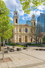 Plac Grzybowski i Kościół Wszystkich Świętych w Warszawie, Polska