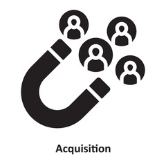 Acquisition Vector Icon which can easily modify or edit