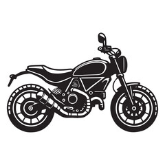 Obraz premium Printable Naked Motorcycle Clipart High Quality Sport Bike Silhouettes for Sublimation Crafts