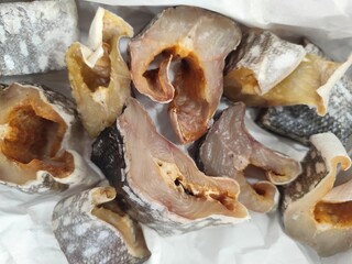 dried pike pieces - traditional fish snack