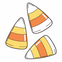 Three delicious candy corn halloween treats