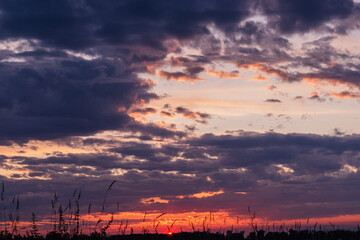Rural sunset
