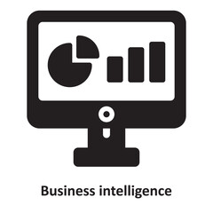 Business intelligence Vector Icon which can easily modify or edit