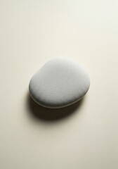 Single Stone on Beige