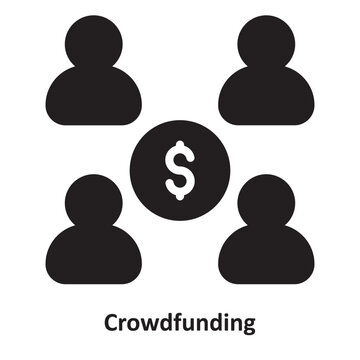 Crowdfunding Vector Icon which can easily modify or edit