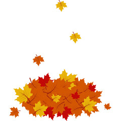 Obraz premium Autumn Leaf Pile