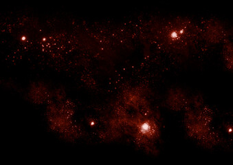 galaxy in a free space.
