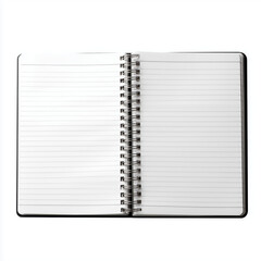 Blank Spiral Bound Notebook - Ready for Your Ideas , isolated on white background png