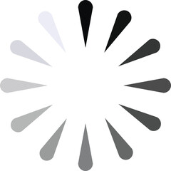 Simple loading icon design. Loading bar icon design.