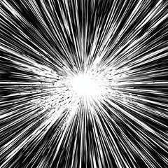 Dynamic Radial Graphic Design , isolated on white background png