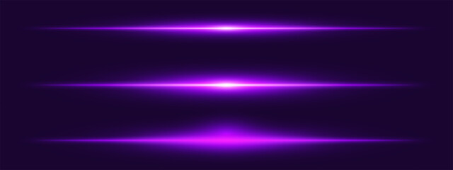 Light burst set. Intense purple beam with sparkles and soft particles over black, fitting for space, energy, or futuristic interface design.