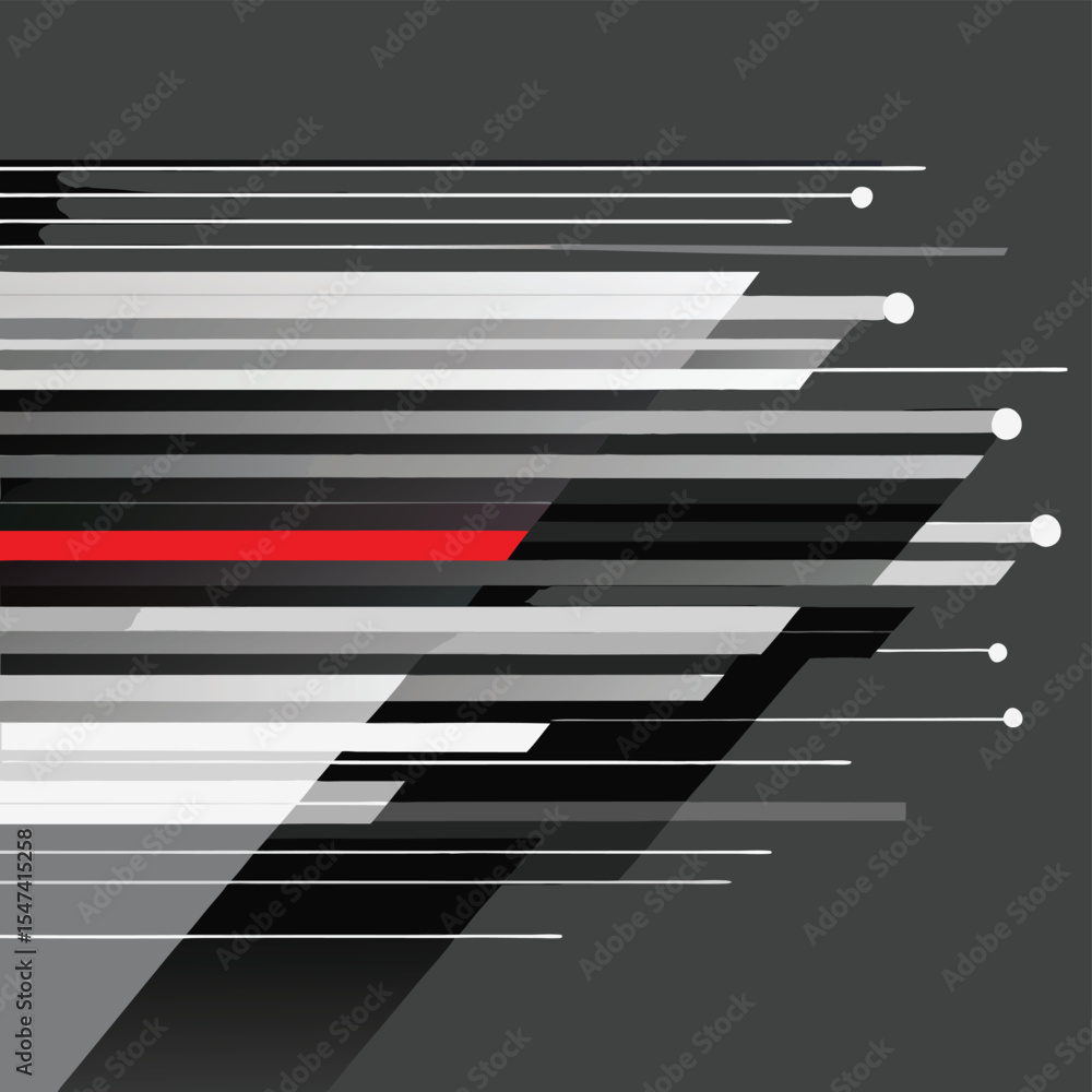Poster vector art of abstract grey lines background vector