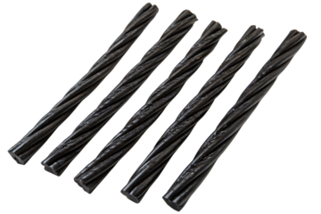  black-licorice sticks  isolated on white background png, ai generated