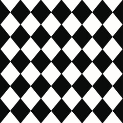 Vector art of black and white diamond pattern vector