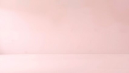 Simple pink studio background wall and floor