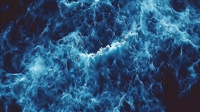Abstract Ocean Waves Texture, water, background, blue, sea, marine