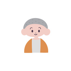 子どもの上半身アイコンB【男の子】