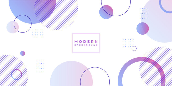 Modern geometric background purple and blue gradations colorful shape ,simple design