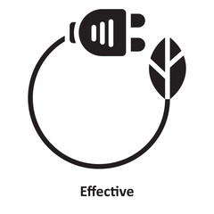 Obraz premium Effective Vector Icon which can easily modify or edit