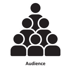 Audience Vector Icon which can easily modify or edit