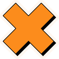 Retro Sticker Element