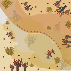 cactus leaves background