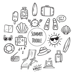 An Exciting and Vibrant Summer Fun Icons Collection for Your Creative Projects and Designs