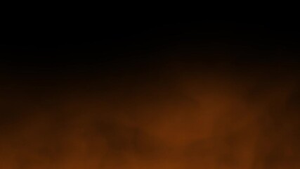 smoke effect on black background overlay, orange smoke effect. - Powered by Adobe