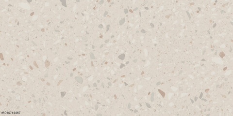 Obraz premium Light Beige Terrazzo Surface with Subtle Speckles