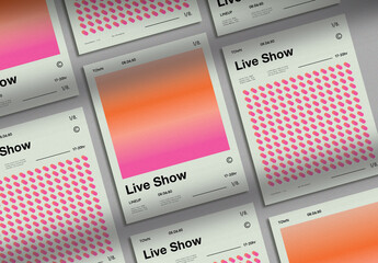 Pink & Orange Gradient Poster