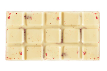 White chocolate isolated