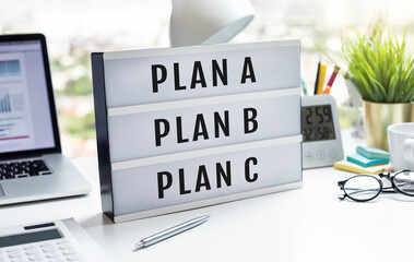 Plan a,b,c concepts with business management