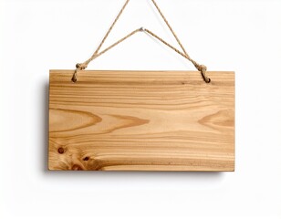  Cartel de madera en blanco de forma rectangular. El cartel está compuesto por listones de madera.