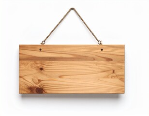  Cartel de madera en blanco de forma rectangular. El cartel está compuesto por listones de madera.