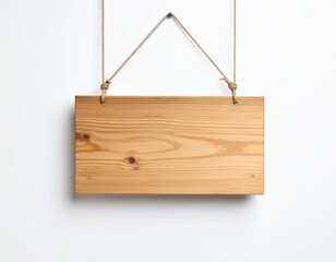  Cartel de madera en blanco de forma rectangular. El cartel está compuesto por listones de madera.