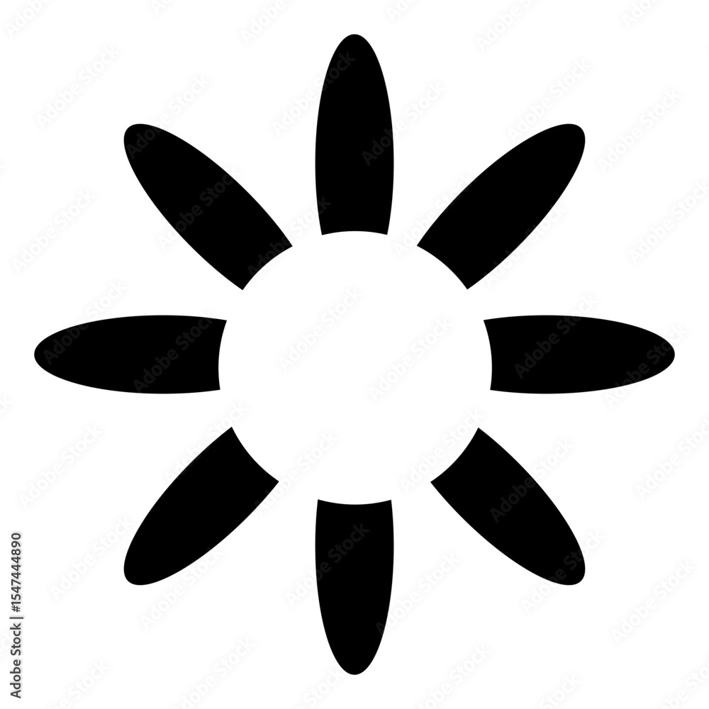Poster sunshine icon vector. rays of the sun illustration sign. solar corona symbol. sun web icon. shine sy