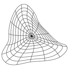 Obraz premium Distorted Grid