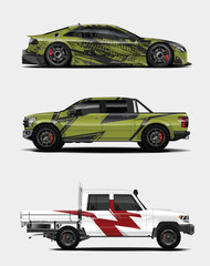 Custom Car and Truck Wraps Designs Three vehicles